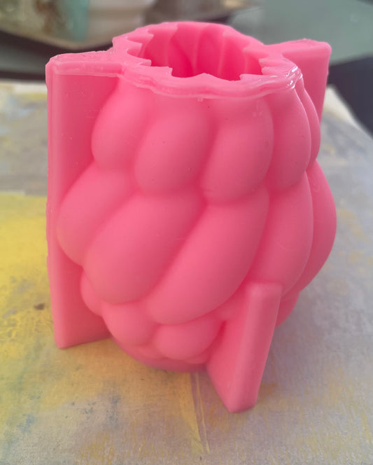 CANDLE MOLD BARREL FORM 9X9 CM