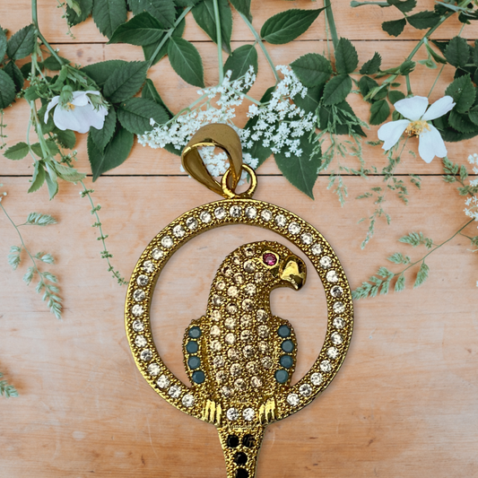 PENDANT PARROT GP 28MM ZIRCONIA