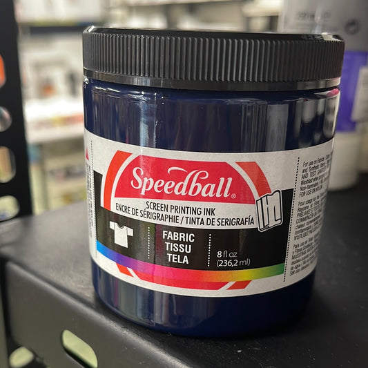 INK SCREENPRINTING FABRIC SPEEDBALL 8 OZ BLACK