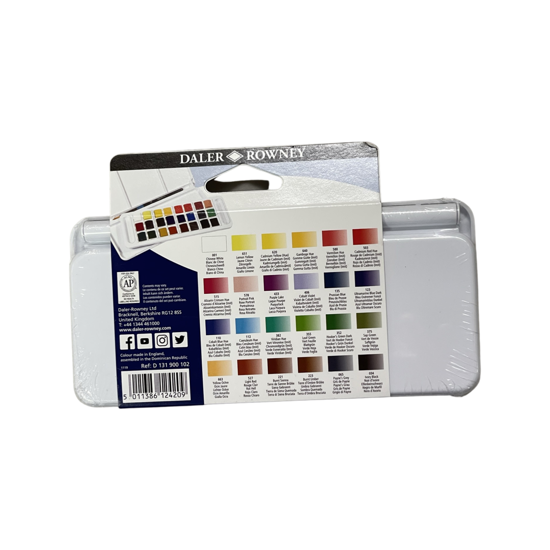 WATERCOLOR SET 24 COLORS