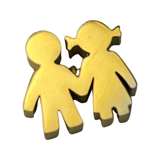 PENDANT SST BOY & GIRL 12X13MM 1 PC