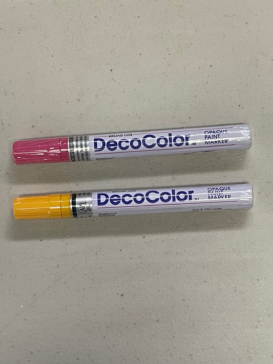 MARKERS DECOCOLOR OPAQUE PAINT BROAD LINE 1 PC