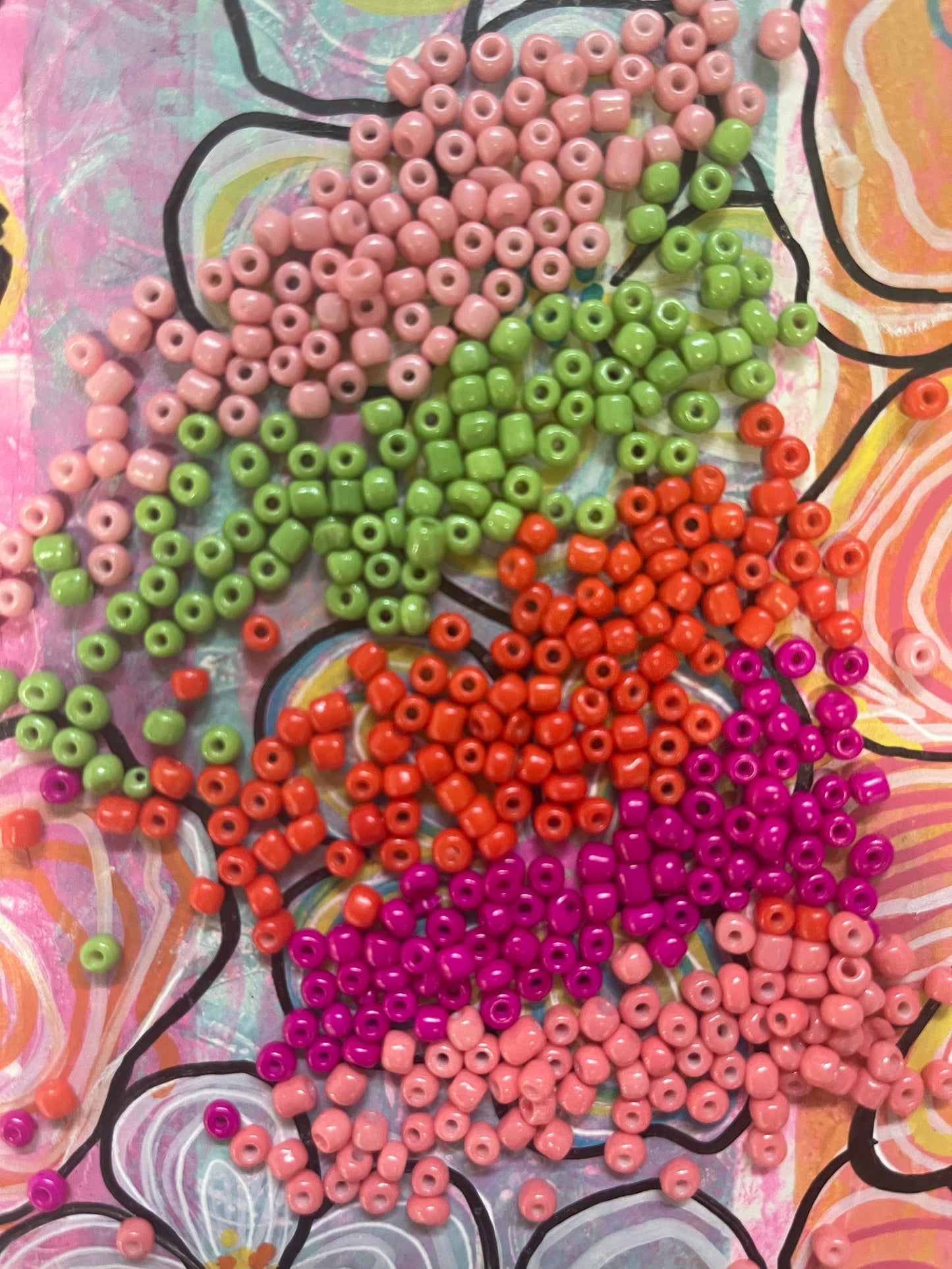 SEED BEAD 6/0 4MM 45 GRAMOS PACK