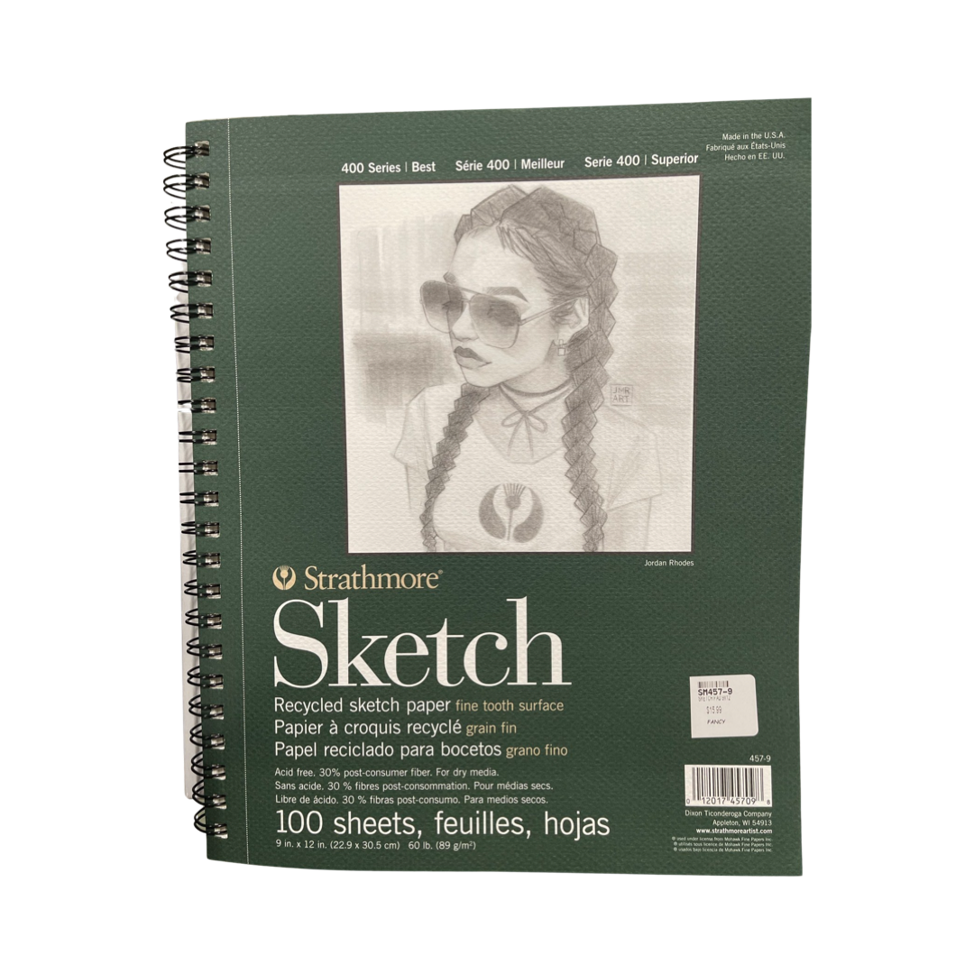 SKETCH PAPER PAD 11X14 60 LB STRATHMORE 400 SERIES