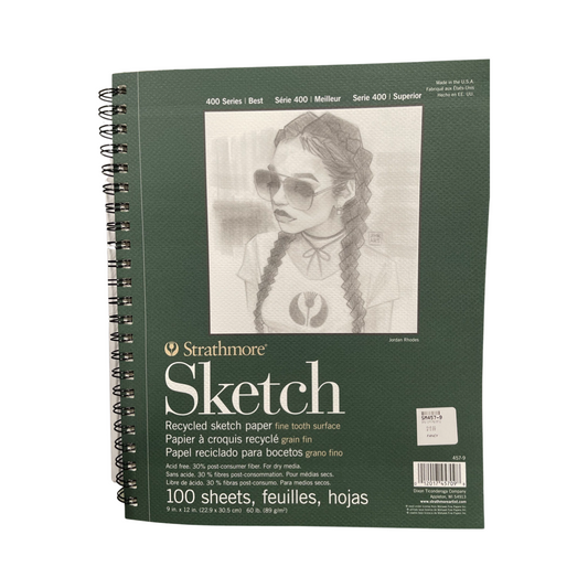 SKETCH PAPER PAD 11X14 60 LB STRATHMORE 400 SERIES