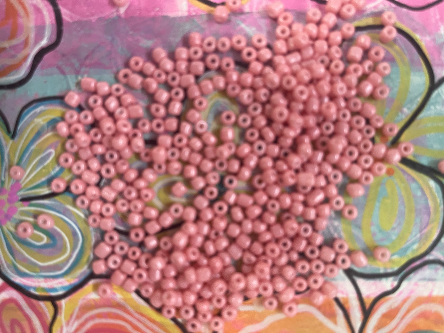 SEED BEAD 6/0 4MM 45 GRAMOS PACK