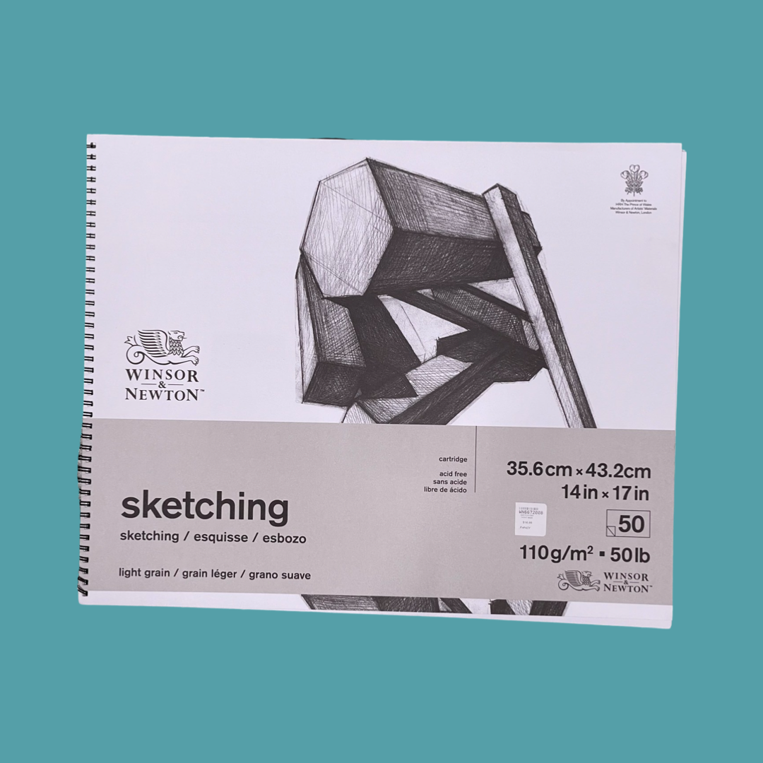 SKETCH PAPER PAD 14X17 50 LB 50 PAGES IN WINSOR & NEWTON