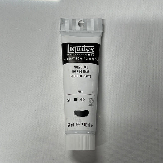 LIQUITEX HEAVY BODY MARS BLACK