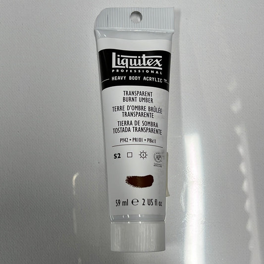 LIQUITEX HEAVY BODY TRANSPARENT BURNT UMBER