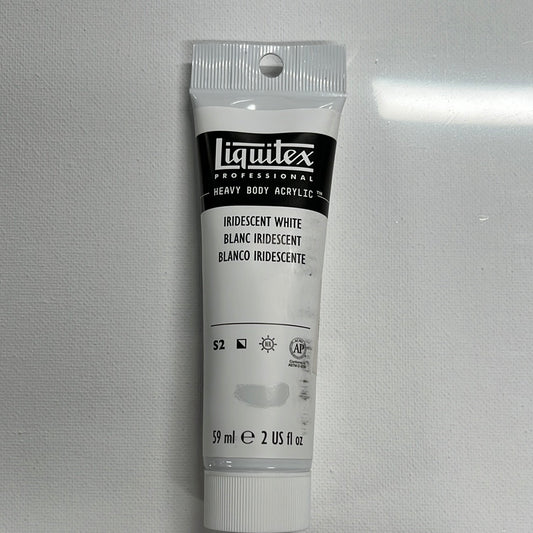 LIQUITEX HEAVY BODY IRIDESCENT WHITE 59ML