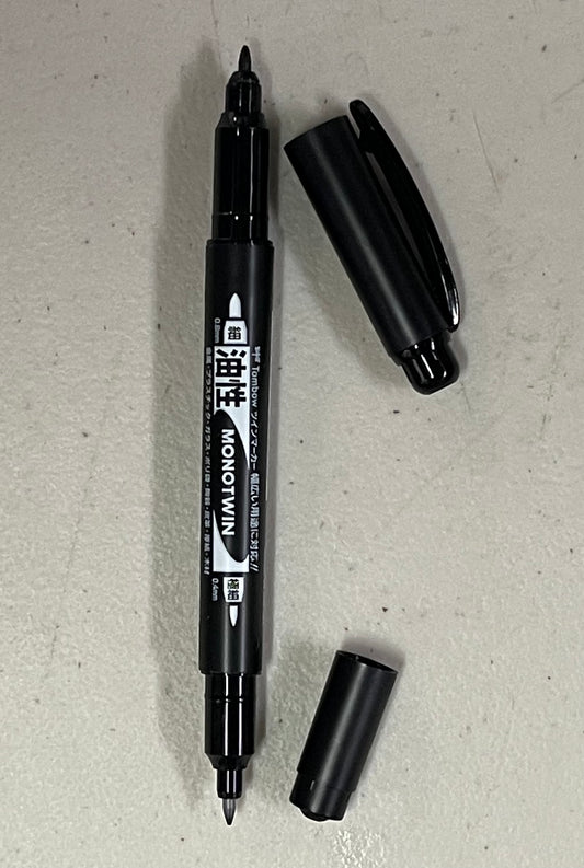 PERMANENT MARKER MONO TWIN BLACK 1 PC