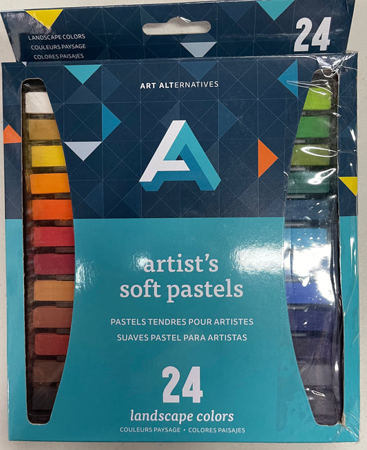 PASTEL DE TIZA SUAVE LANDSCAPE COLORS 24 PC SET