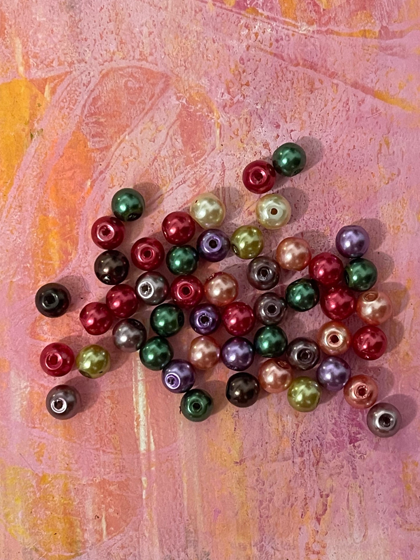 PEARL GLASS COLOR MIX 6 MM 14 GRAMS PACK