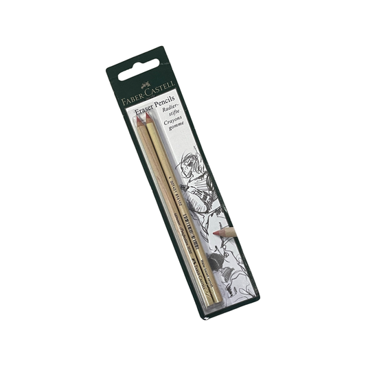 ERASER PENCIL FABER CASTELL 2PC