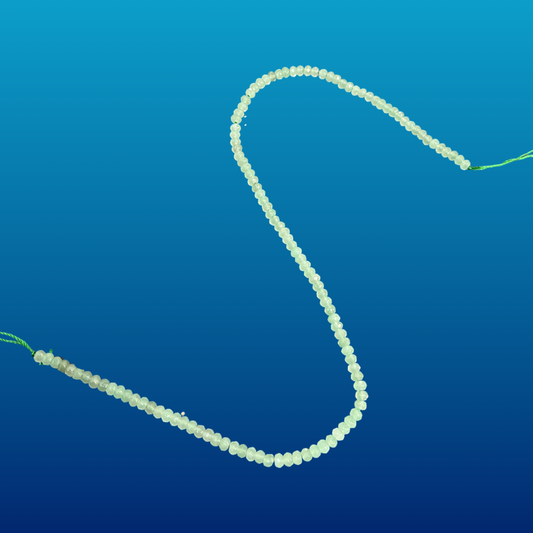 JADE MALAYSIA RONDELLE 4X2 MM FACETED 1 STRAND