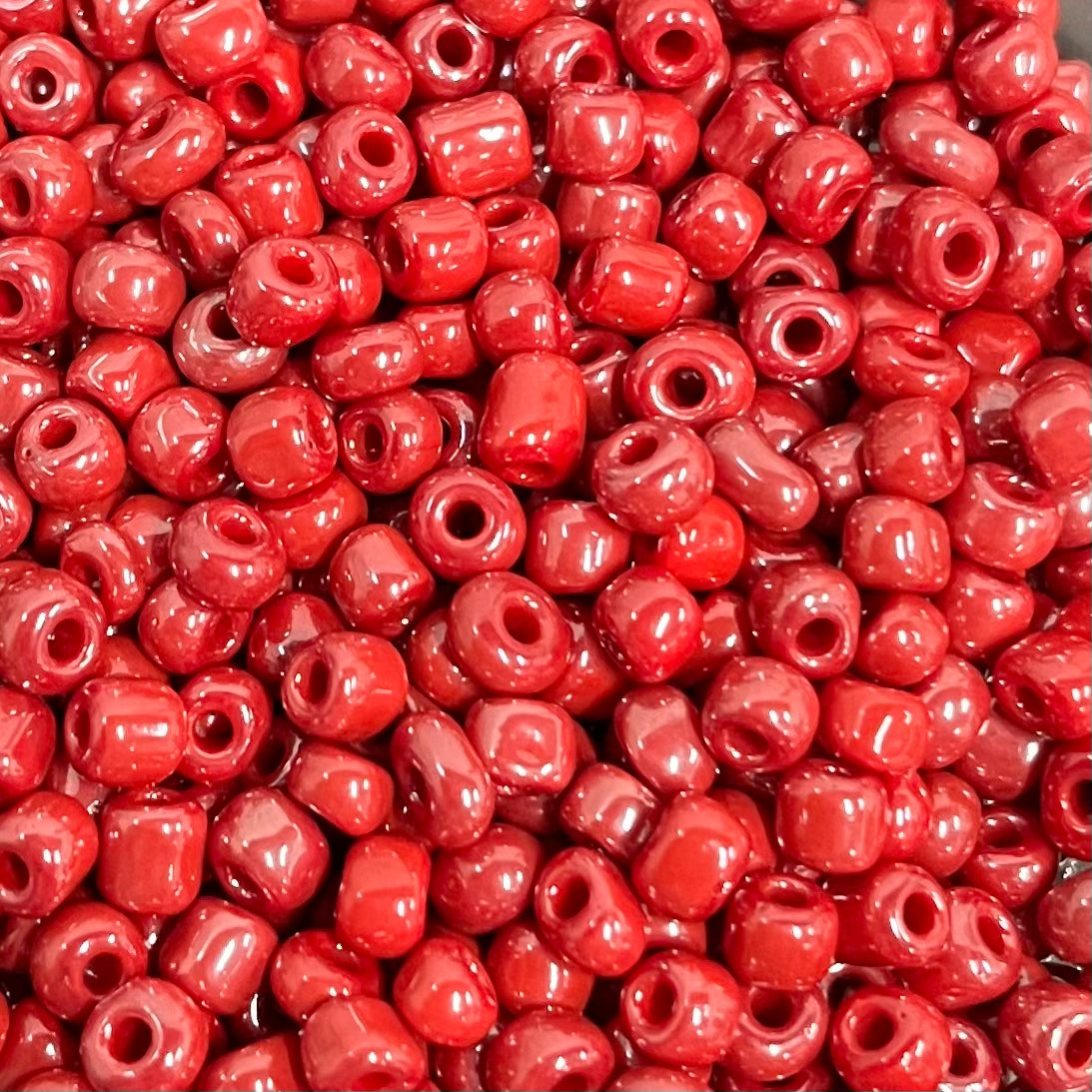 SEED BEAD 6/0 OPAQUE LUSTER 4MM 45 GRAMS PACK 5 COLORES