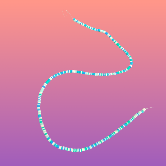 POLYMER CLAY HEISHI BEAD 3MM 1 STRAND