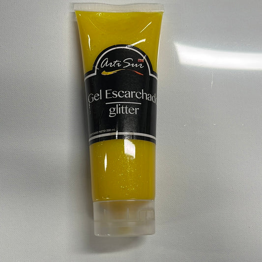 ACRILICO ARTISUR GLITTER FINO AMARILLO