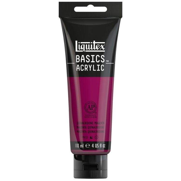 Liquitex BASICS ACRYLIC QUINACRIDONE MAGENTA 4 OZ