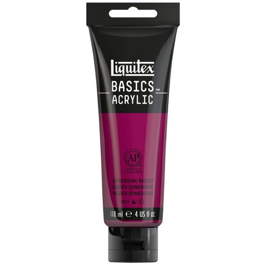 Liquitex BASICS ACRYLIC QUINACRIDONE MAGENTA 4 OZ