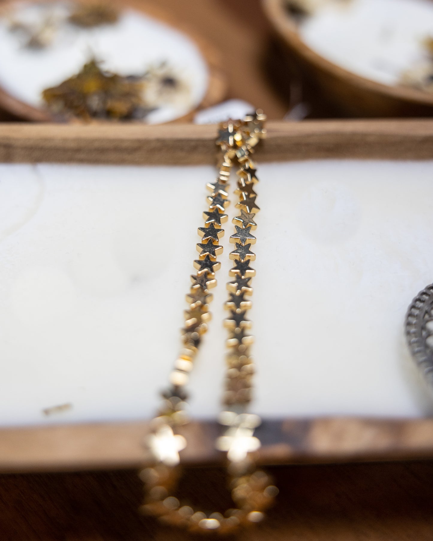 HEMATITE 6x6 mm STAR GP 1 strand