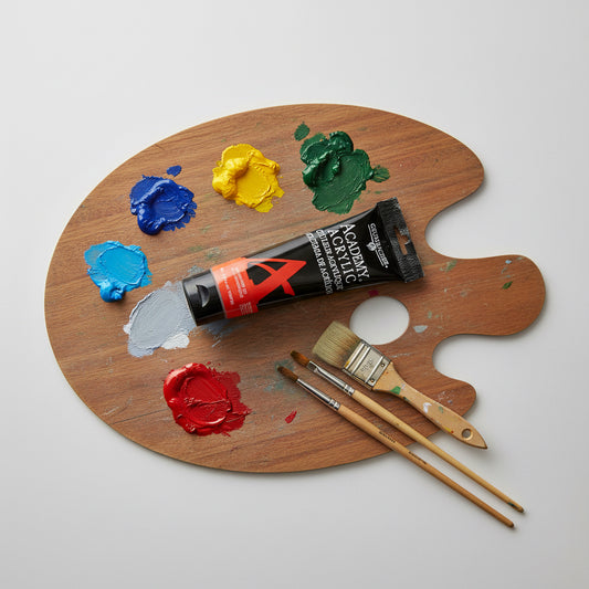 ACADEMY ACRYLIC 75 ML CADMIUM RED LIGHT