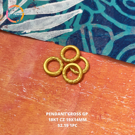 LINK RING MATTE TEXTURED 13MM