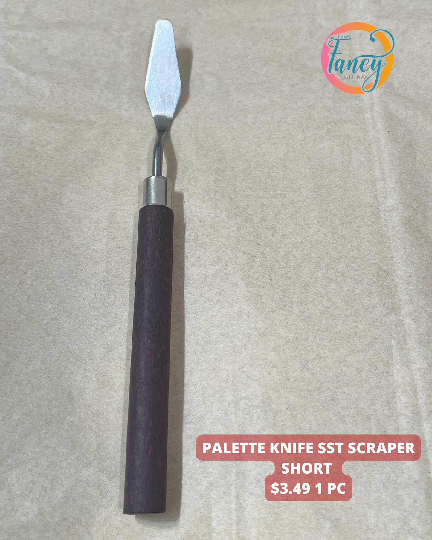 PALETTE KNIFE SST SCRAPER SHORT 1 PC