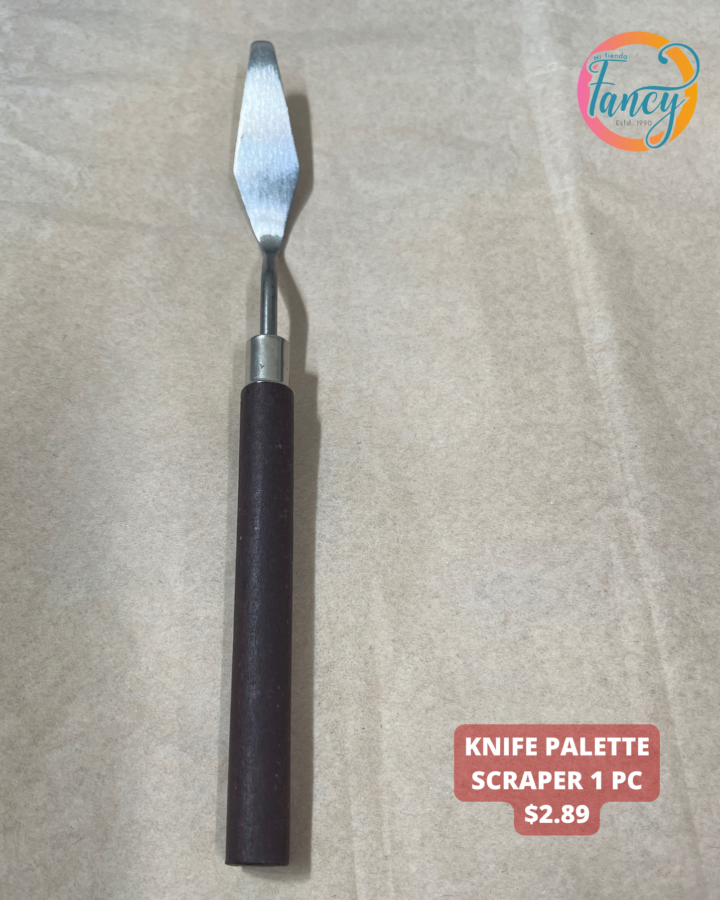 PALETTE KNIFE SST SCRAPER LONG