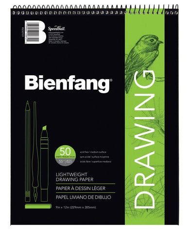 DRAWING PAPER PAD 14X17 55 LB WHITE PAPER BIENFANG/SPEEDBALL
