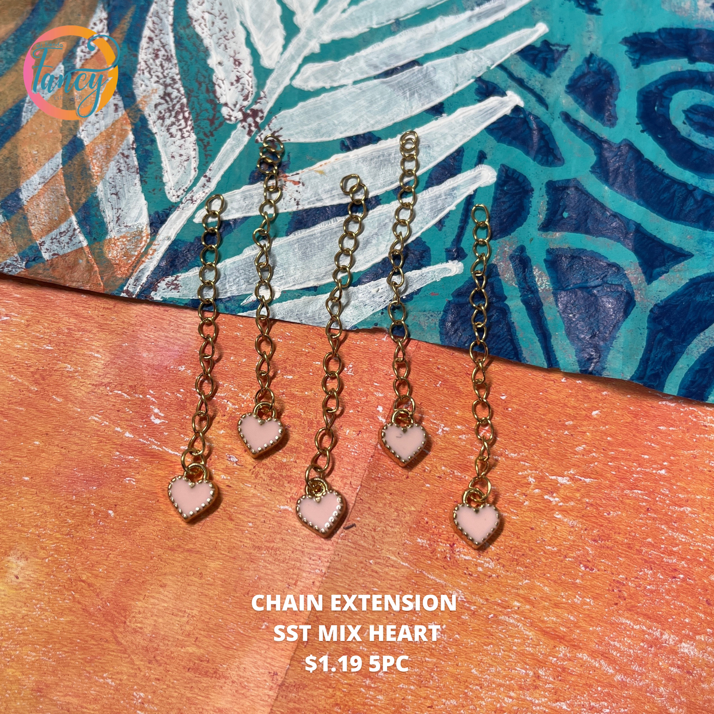 CHAIN EXTENSION SST MIX HEART