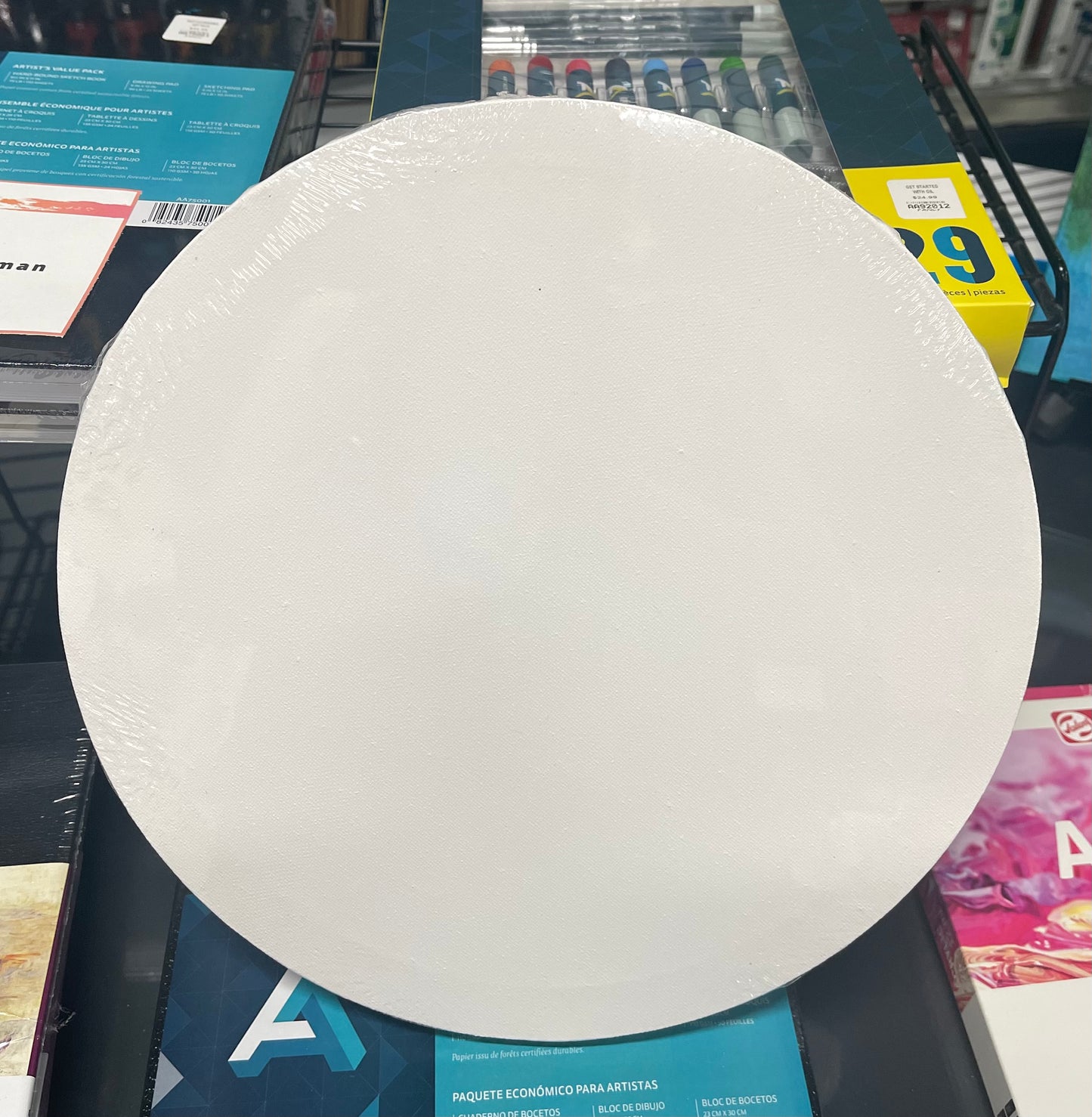 CANVAS ROUND 30CM DIAMETER