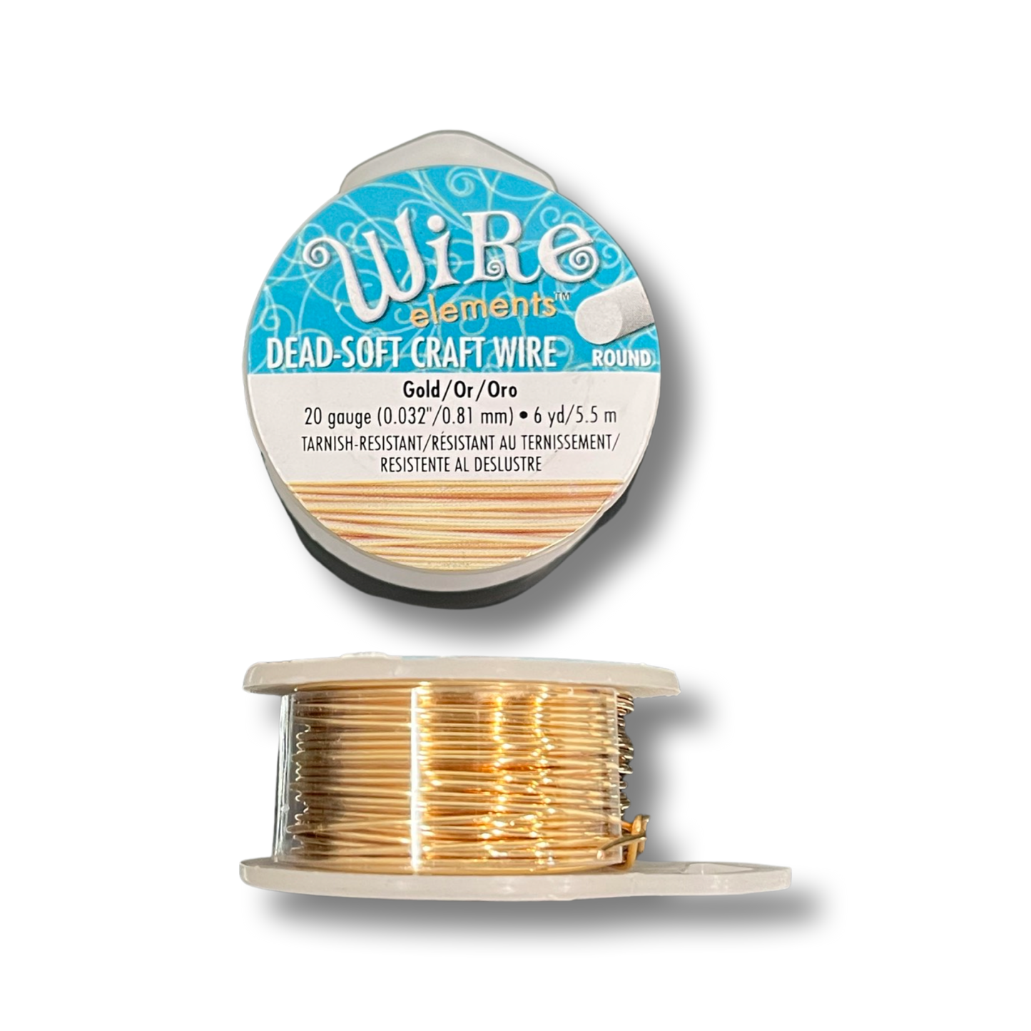 CRAFT WIRE 20 GA GOLD 6 YD