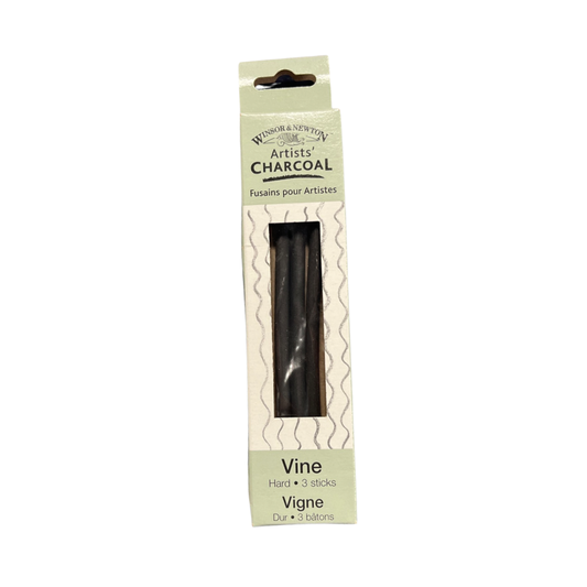 VINE CHARCOAL HARD WINSOR & NEWTON 3 PC