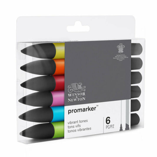 WINSOR & NEWTON Promarker Vibrant Tones 6PC