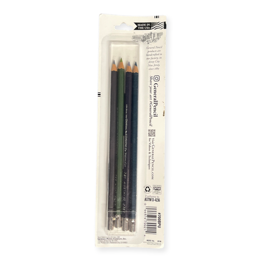 PENCIL WATERCOLOR URBAN COLORS SET vibrant blues