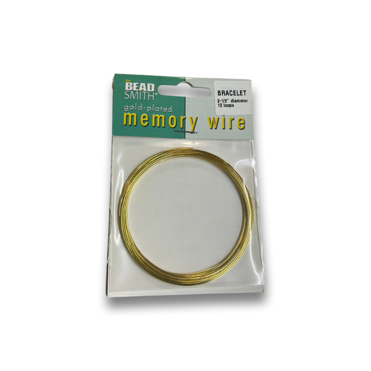 MEMORY WIRE 2.5 IN 12 LOOPS GP BRACELET