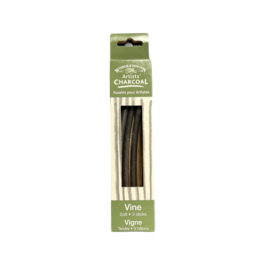 VINE CHARCOAL SOFT 3 PC WINSOR & NEWTON