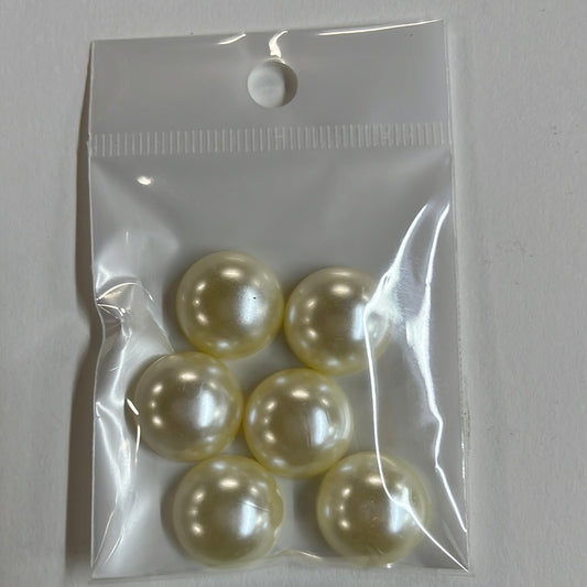 PERLA BLANCA PARA PEGAR 6PC