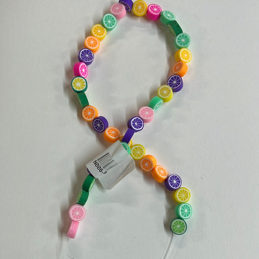 BEAD POLY CLAY FRUITS STRAND