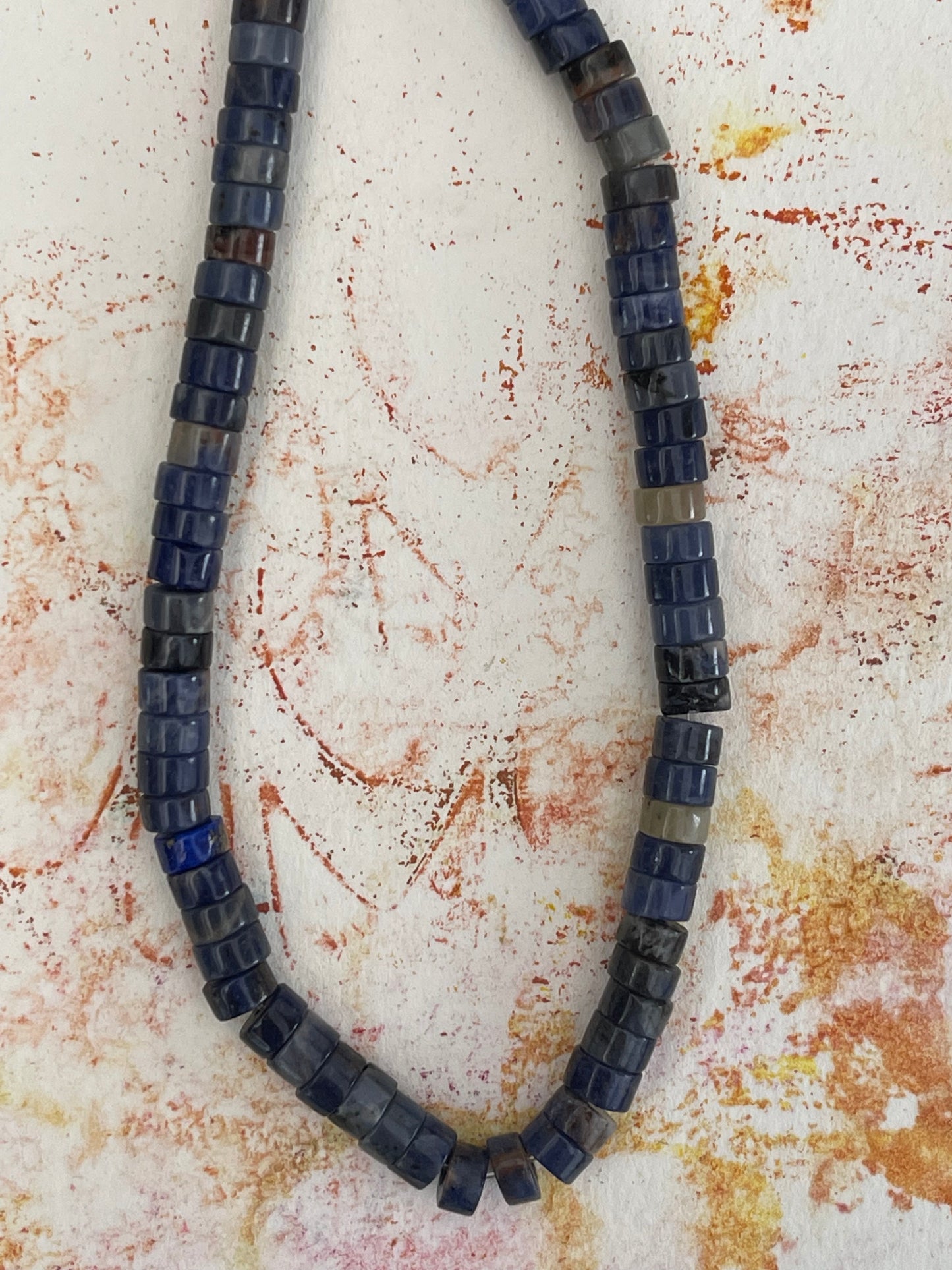SODALITE HEISHI 6X3MM