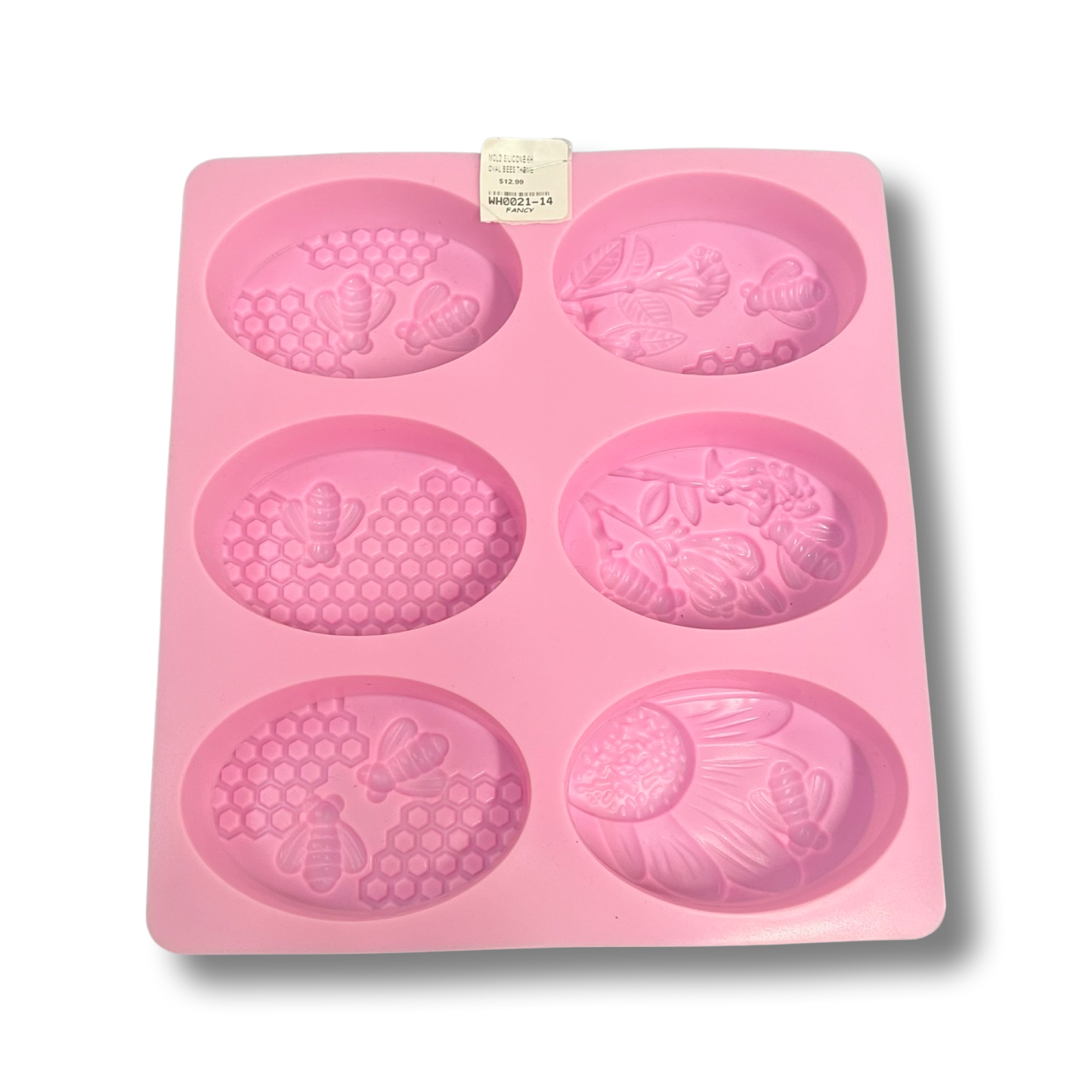 MOLD SILICONE OVAL BEES THEME