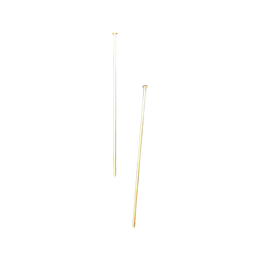 HEADPIN 2 INCHES 21 GAUGE GOLD FILLED 14KT 2 PC
