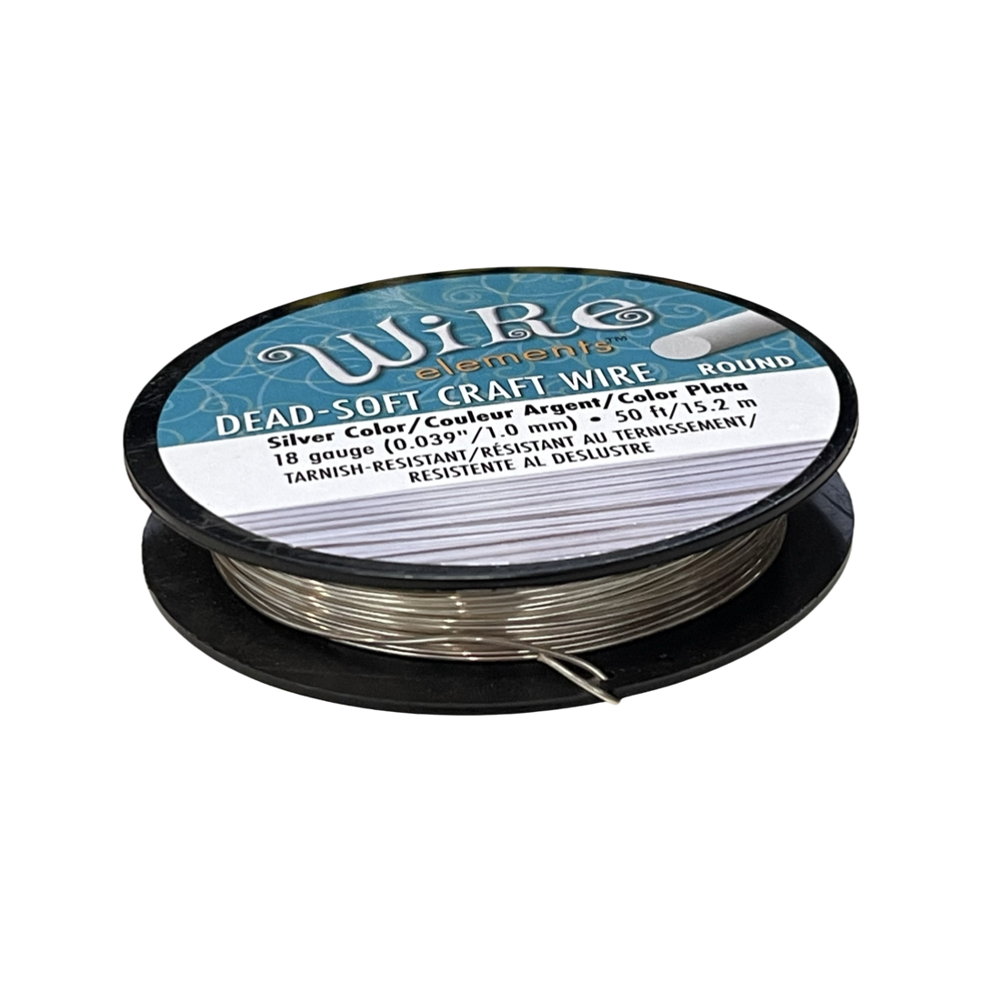 CRAFT WIRE 18 GA SILVER 50 FT /15.2M