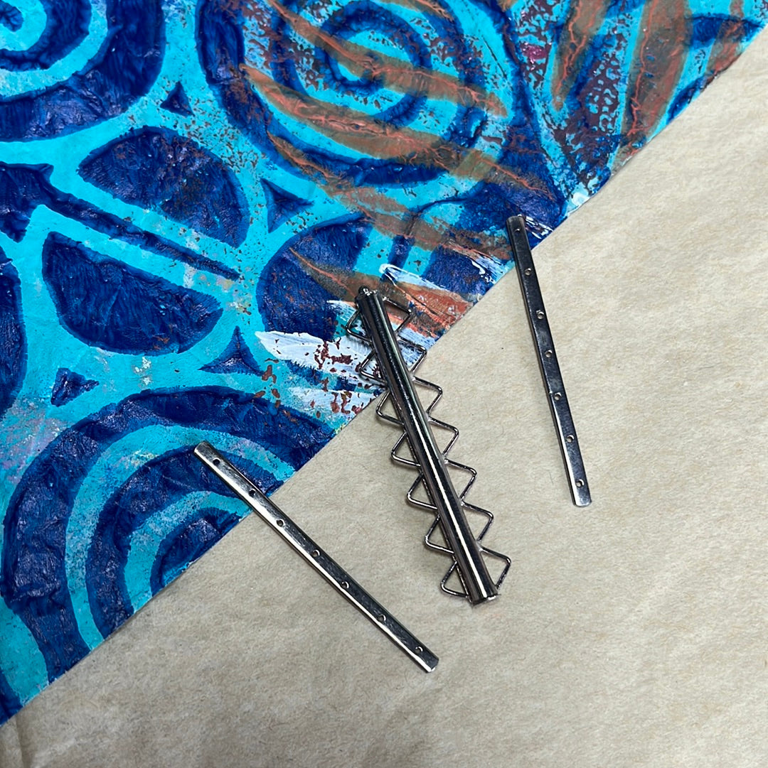 Sterling Silver Set Clasp & Spacer 7 Strands