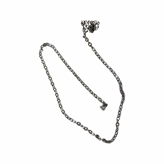 CHAIN STAINLESS STEEL OVAL TEXTURED 3X2MM POR YARDA