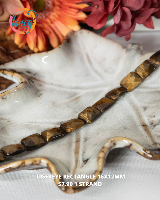 TIGEREYE RECTANGLE 16x12MM