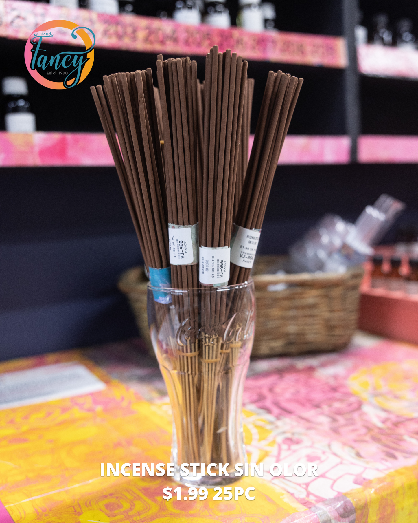 INCENSE STICK SIN OLOR 25 PC (INCIENSO)