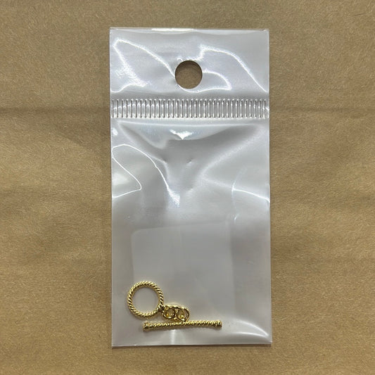 TOGGLE 13 mm twist GP 18KT 1 set
