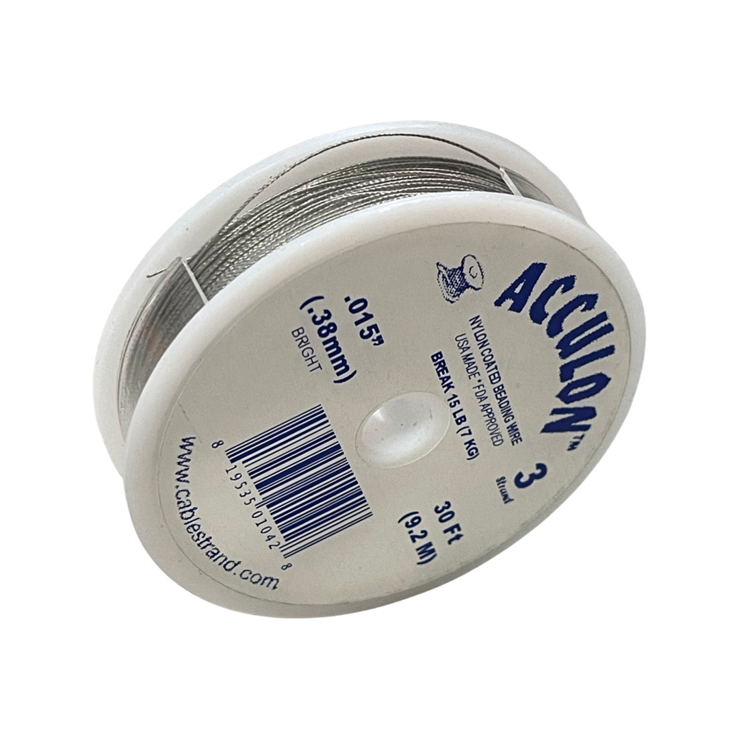 TIGERTAIL ACCULON CLEAR .015 30 FT